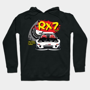 Mazda RX7 Rotary Racing Tee Hoodie